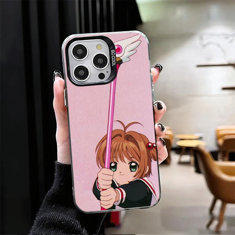 Мягкий чехол для телефона аниме CardCaptor Sakura для iPhone 15 16 17 Pro Max 17Air 16E 14 Plus 13 12 Mini Ударопрочный чехол Задняя панель
