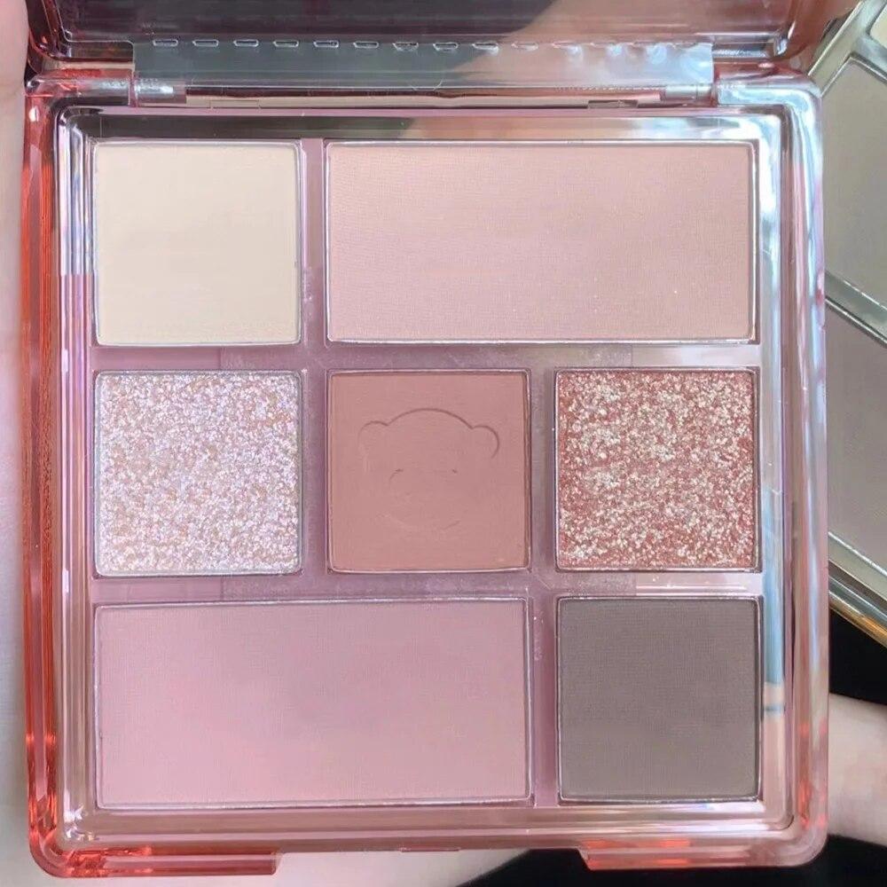 Палитра теней для век с низкой насыщенностью, полностью матовая корейская пигментная палитра для макияжа глаз, стойкая палитра для макияжа глаз