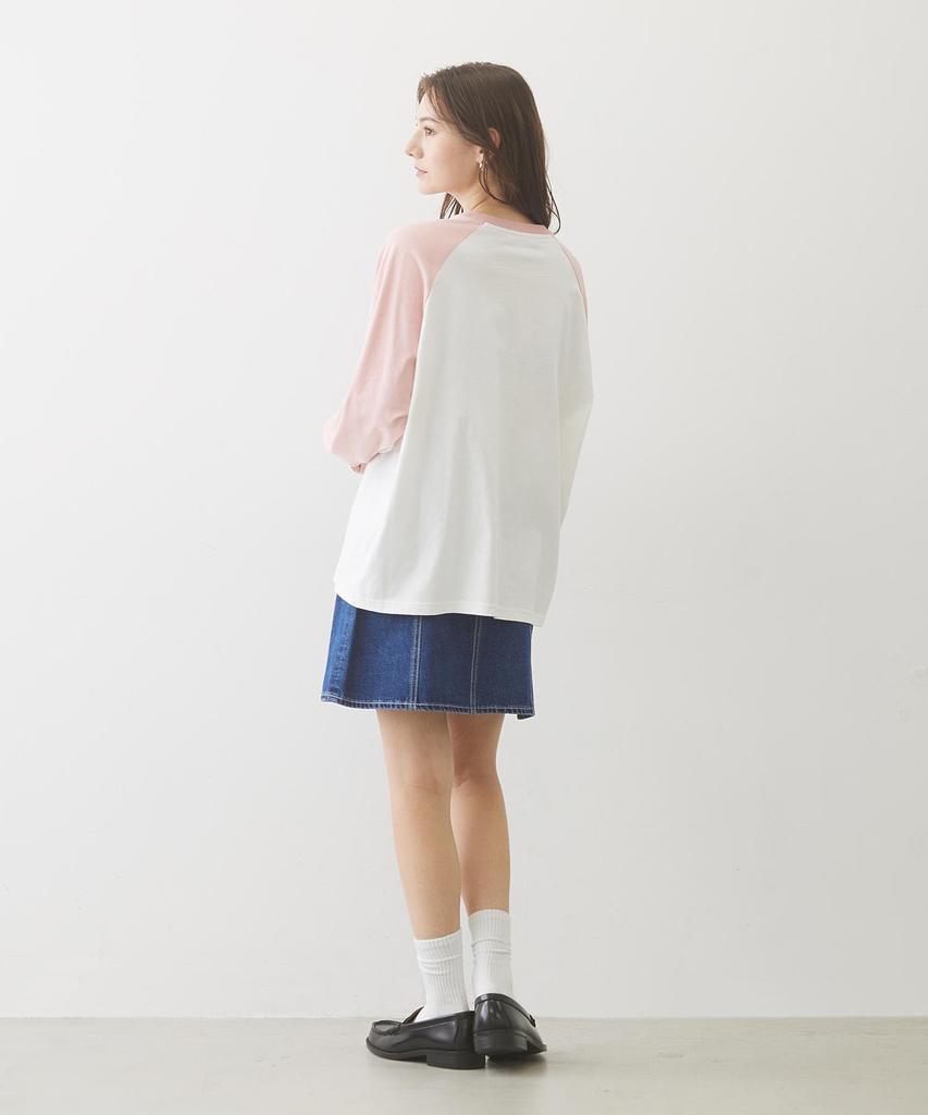 Milkfed Kitten Baseball KITTEN TEE Medium Tee, B/B 103244011007, LtPINK,