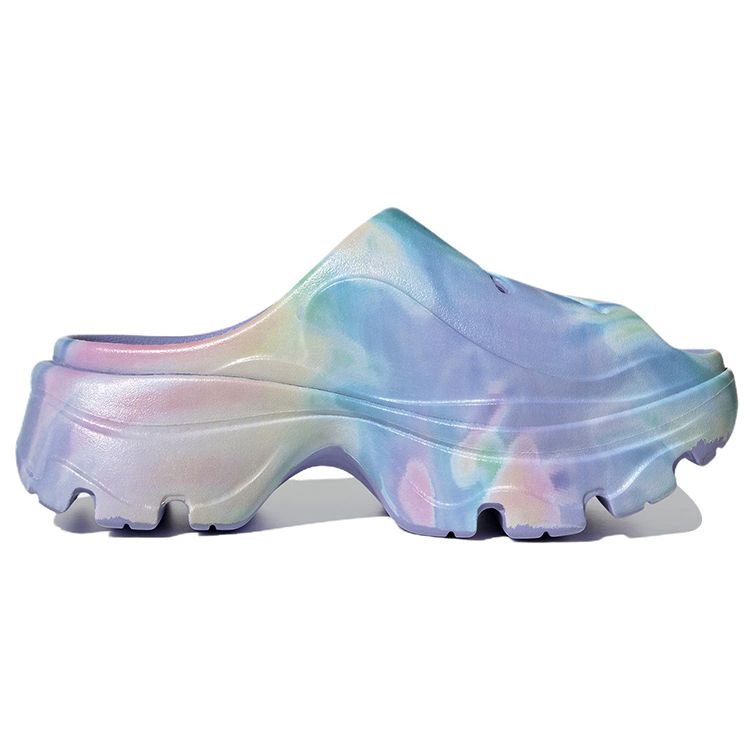 Stella McCartney X Adidas SMC Сандалии-слайды на толстой подошве, универсальные, нескользящие, женские, фиолетово-розовые, HP6713