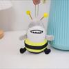 12CM Creative Shark Bee Plush Toys Small Doll Keychain Student Backpack Accessories Grab Gift For Girls Gift