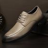Повседневная обувь из натуральной кожи для мужчин, британские оксфорды, классические деловые туфли для мужчин, кроссовки класса люкс для мужчин