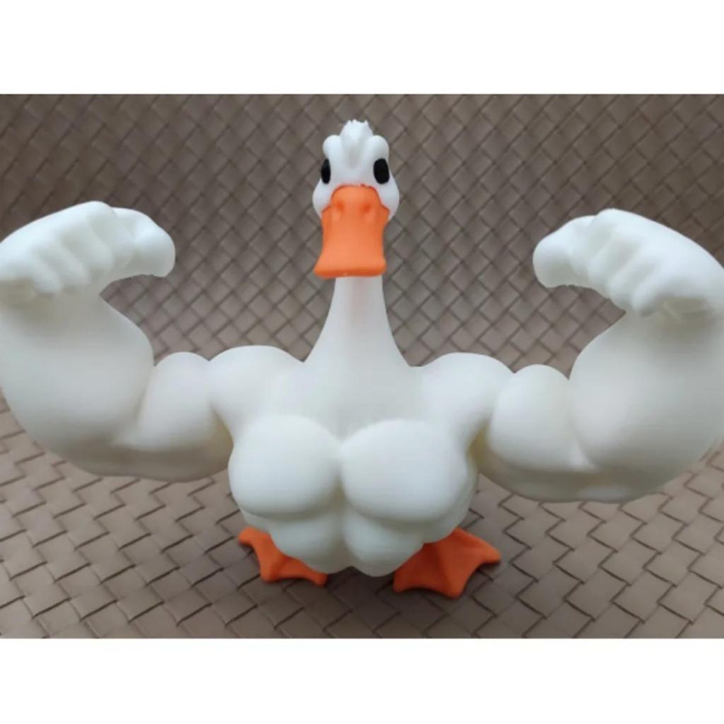 Мышечная 3D-печатная фигурка с инъекцией куриной крови, забавное садовое украшение