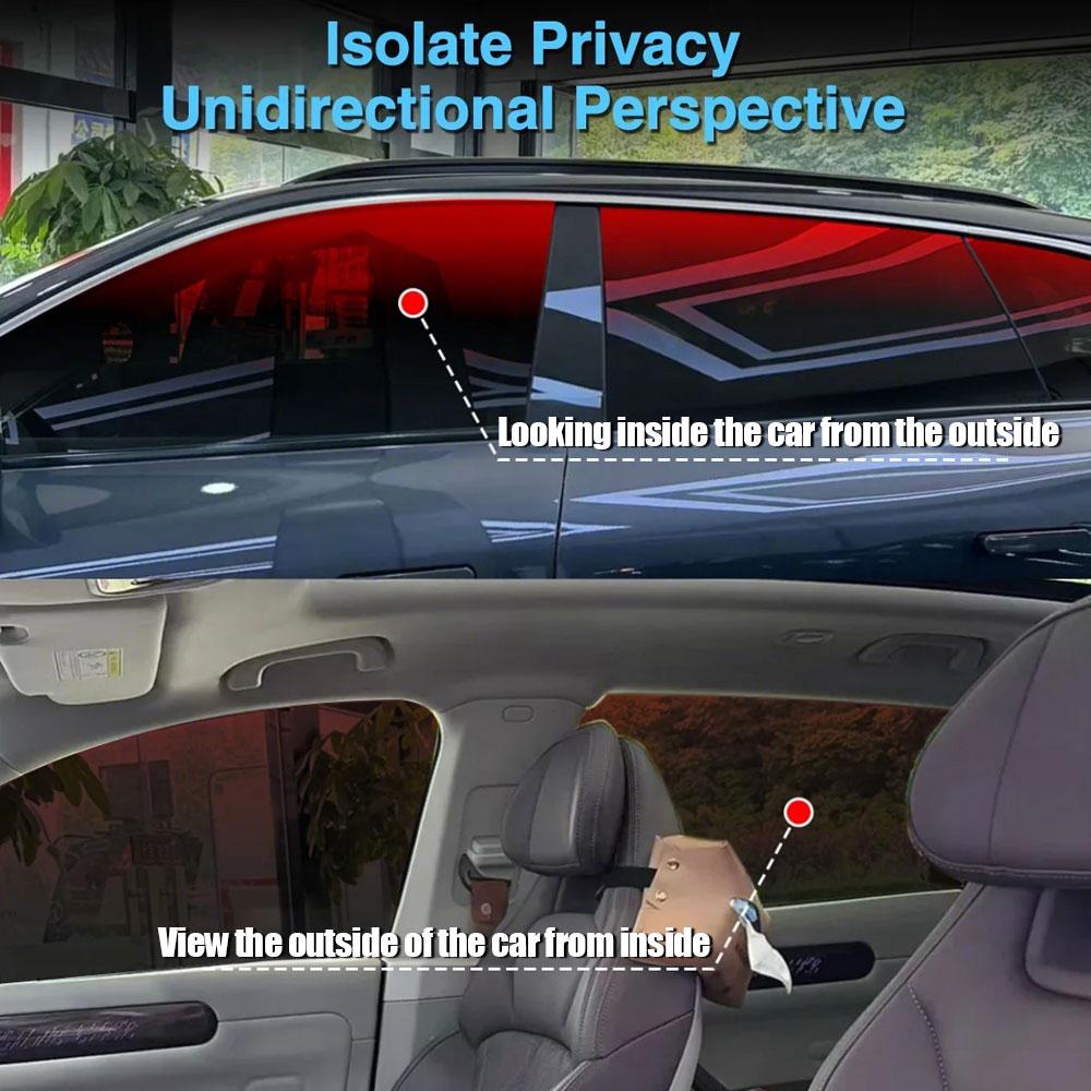 Car Gradient Sunshade Film PVC Two Tone Car Windshield Film Stylish Car Window Tint Sticker Accessories for Protections Privacy