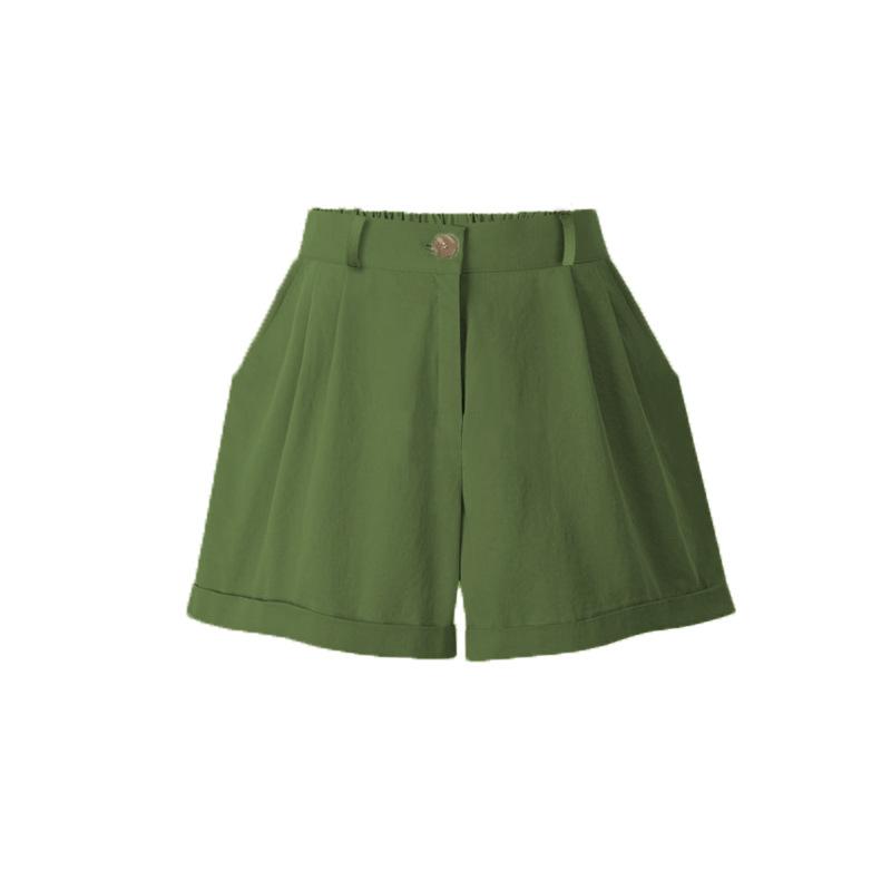 Новая корейская версия брюк с высокой талией, свободного кроя и универсальных, больших размеров, с широкими штанинами