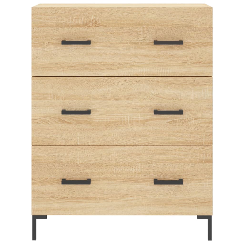 Highboard in Sonoma Oak Finish 27.4 x 13.4 x 70.9 in (W x D x H) Particleboard