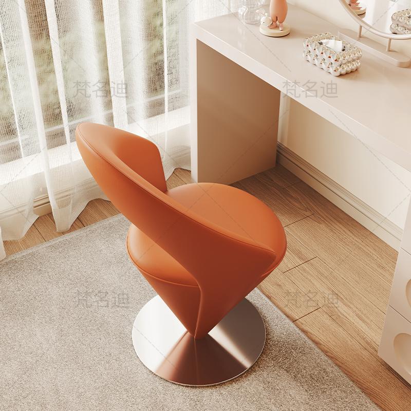Итальянский Легкий Роскошный Высококлассный Туалетный Стул Специальный Туалетный Стул для Спальни Девочек Дизайнерский Креативный Кремовый Стиль Стул Принцессы