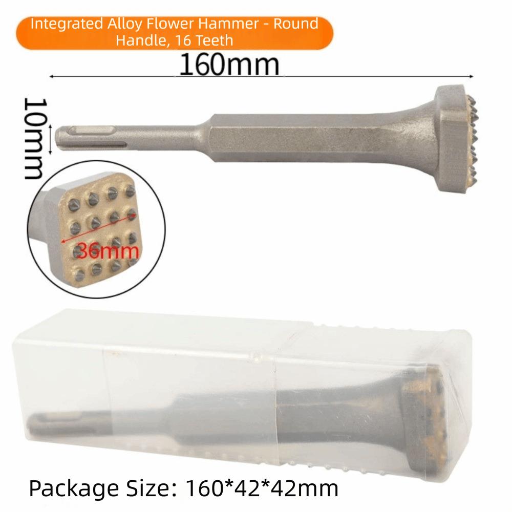 Сплавное Головное Буровое Долото Круглое Квадратное Шестигранное Наконечники Поверхностное Шерохование Бетонное Буровое Долото Многофункциональный Отбойник