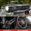 Powerful T6 LED Flashlights 5 Mode Zoom Light Aluminum Alloys Built-in 18650 Battery Waterproof  Material Lamp for Camping Torch