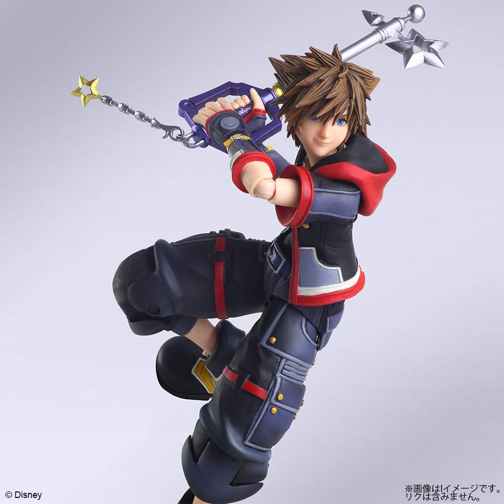 KINGDOM HEARTS III BRING ARTS Sora Version 2 ПВХ окрашенная подвижная фигурка