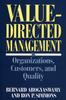 Книга Value-Directed Management : Organizations, Customers, and Quality
