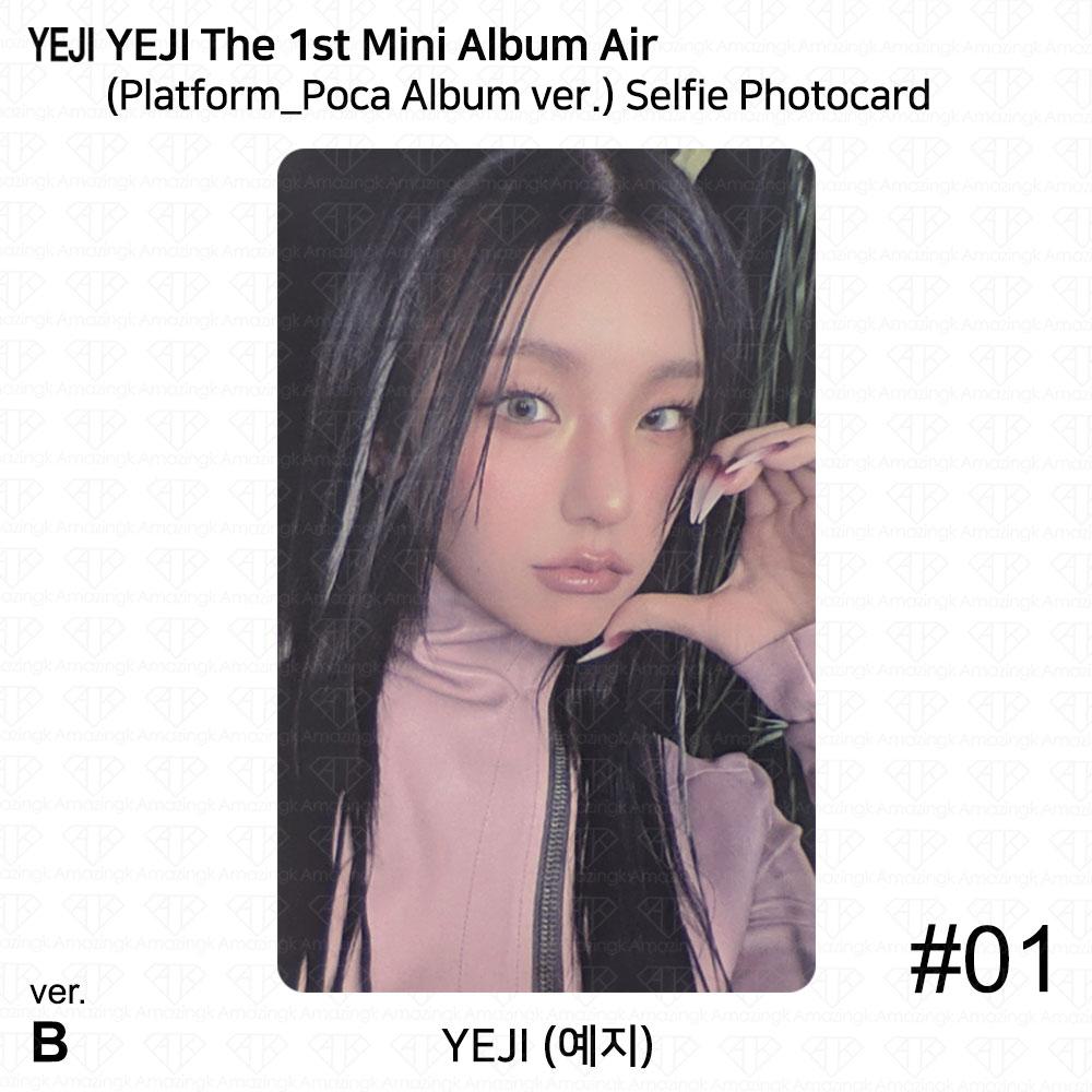 Yeji The 1st Mini Album AIR Official Photocard Platform Poca album ver ITZY KPOP