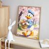 Disney Donald Duck with flower basket cherry blossom diamond painting full diamond art kit handmade diy home decoration gift