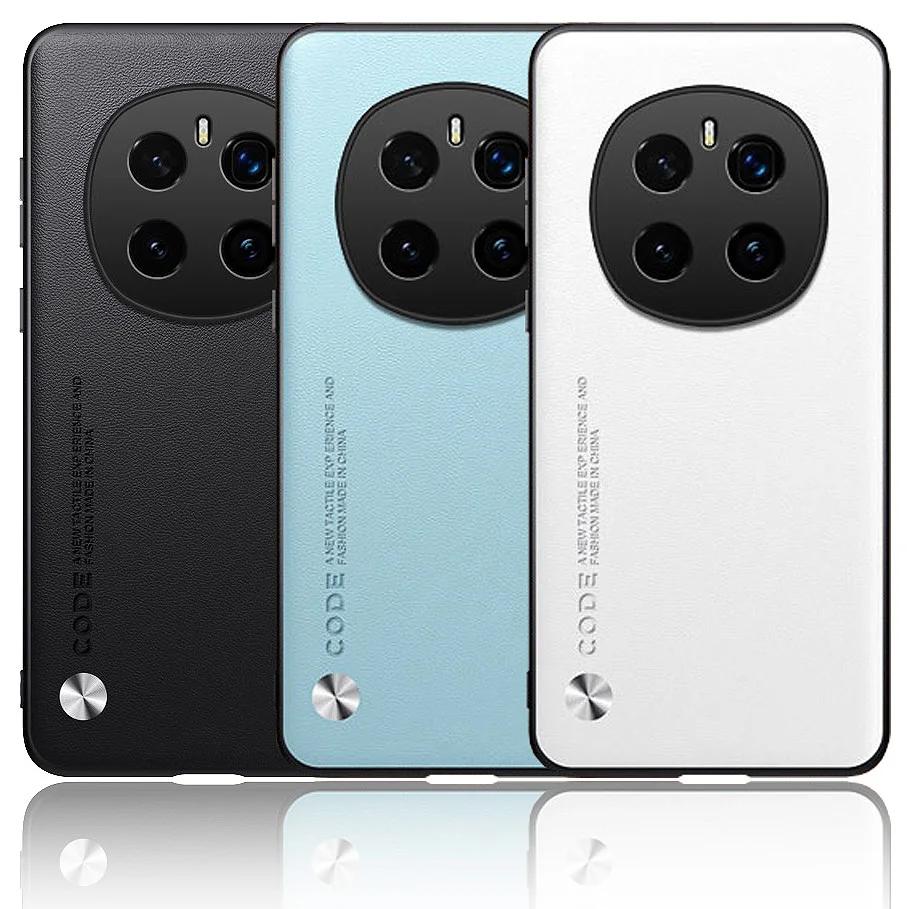 Plain Leather Case For Honor Magic 7 Pro Magic7 Camera Protect Cover For Honor Magic 7