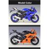 Welly 1/12 Yamaha YZF-R6 Металлическая модель гоночного мотоцикла Литая металлическая модель уличного спортивного мотоцикла Коллекция Детская игрушка Подарок