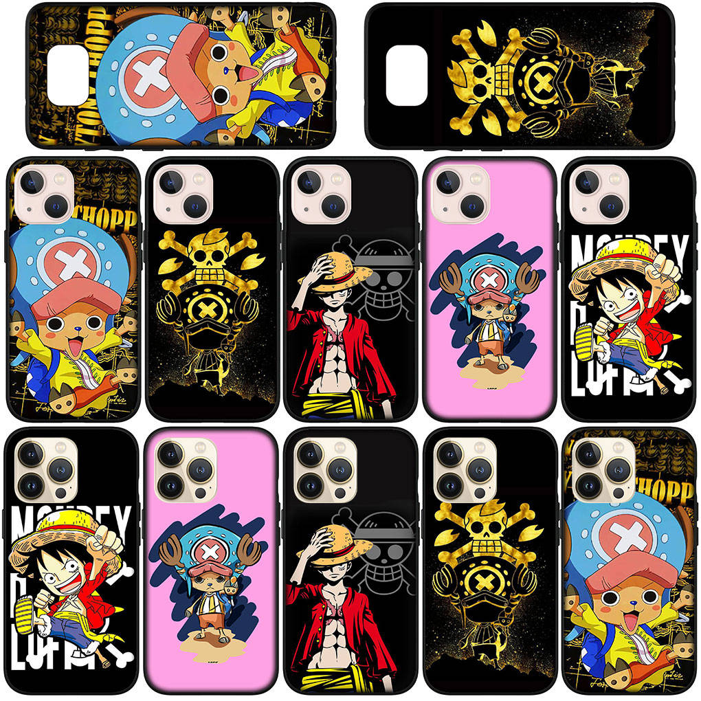 Для Samsung Galaxy S24 S23 iPhone 16 15 14 Xiaomi Redmi Note 13 12 11 10Plus 9 Pro Max X XR чехол для телефона One Piece Luffy Tony Tony Chopper OPPO Huawei