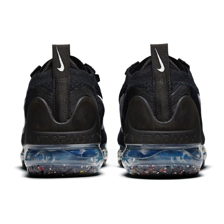 Nike Air VaporMax 2021 Flyknit Черные крапчатые женские кроссовки Металлик-Серебристый Белый DC4112-002