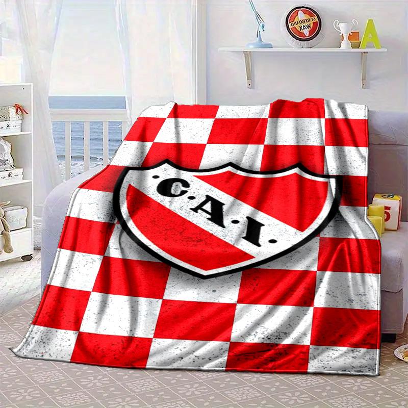 Club Atletico Independiente Portable Blanket/Soft Blanket Bedding Blanket Suitable for Travel Camping Living Rooms Offices Sofas Fan Gifts