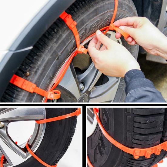 Колесная цепь, широкое применение, устойчивые к коррозии многоразовые автомобильные зимние шины, колеса, цепь противоскольжения для дорожных поездок