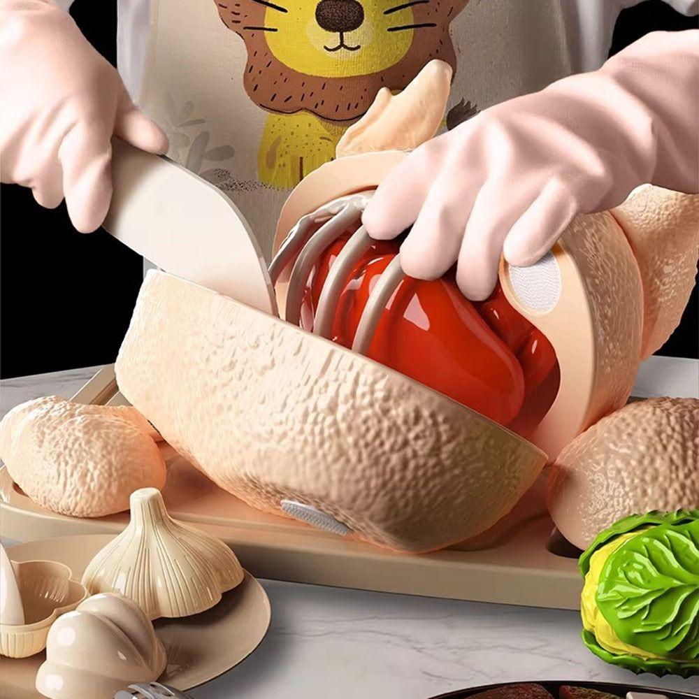 Sliceable Play Cutting Food Set Peelable Peelable Food Toys Kitchen Play Food  Parent Child Game