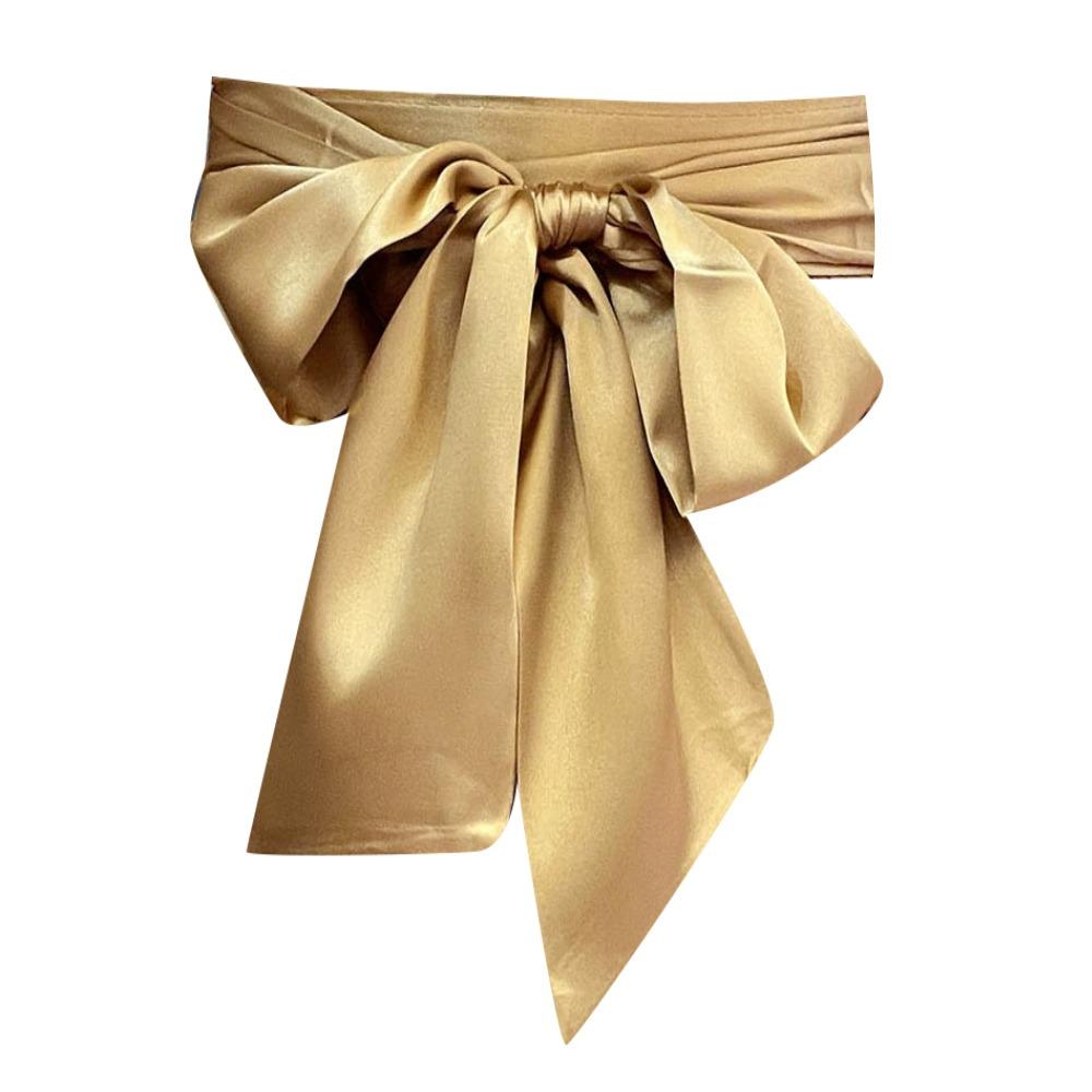 Декоративный бант корсет пояс широкий шнуровка ремень для юбок платья топа одежды