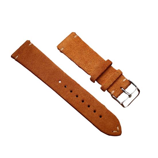 Ремешок для часов с пряжкой из нержавеющей стали, мягкая плюшевая матовая текстура, искусственная кожа, регулируемая длина, нержавейка, однотонный винтажный ремешок для часов с быстрой установкой