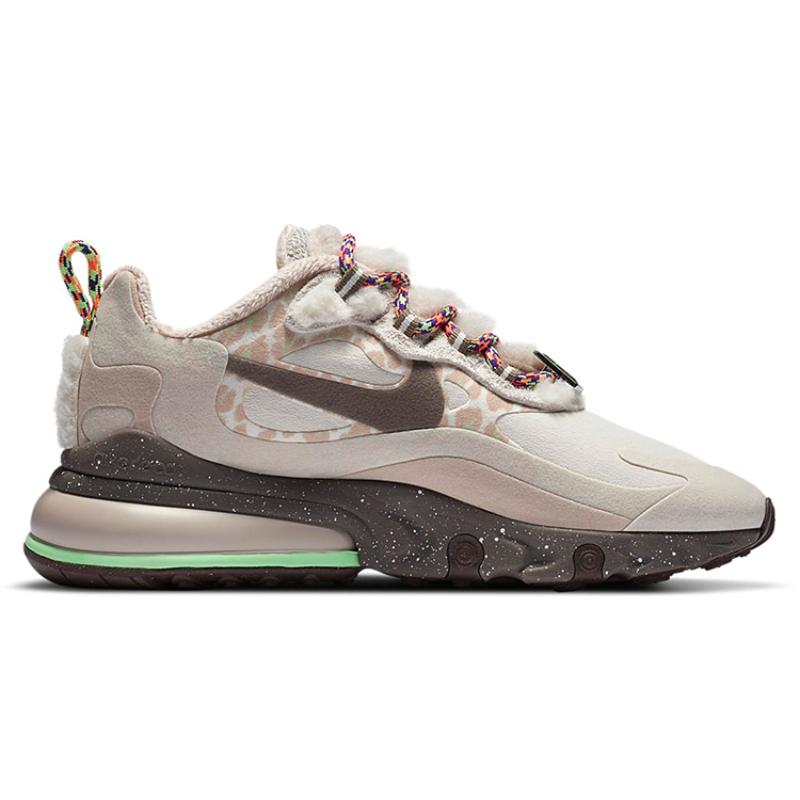Nike Air Max 270 React 'Light Wood Brown' Women's Sneakers Casual Shoes DC3277-181
