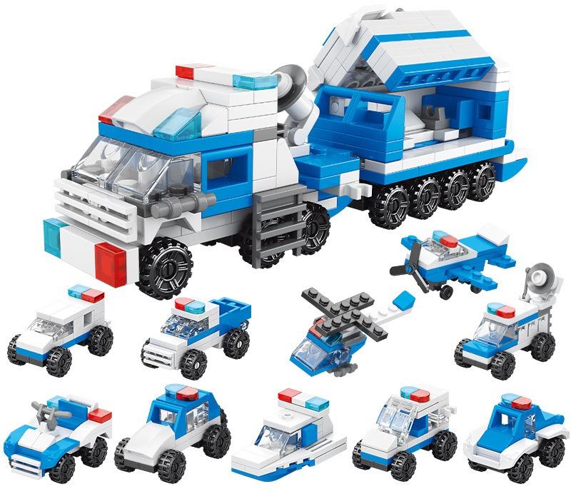 Конструктор «10 в 1» развивает когнитивные способности детей, позволяет собирать модели юрских динозавров. Отличный подарок для мальчиков и девочек.