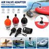 1Set PVC ABS Inflatable Pump Adapter Strong Sealing Pump Valve Adapter  for Inflatable Pool Air Bed
