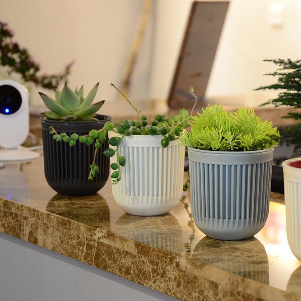 1 PC Colorful Planter Home Decor Hanging Flowerpot Double-layer Garden Pot Plants Holder