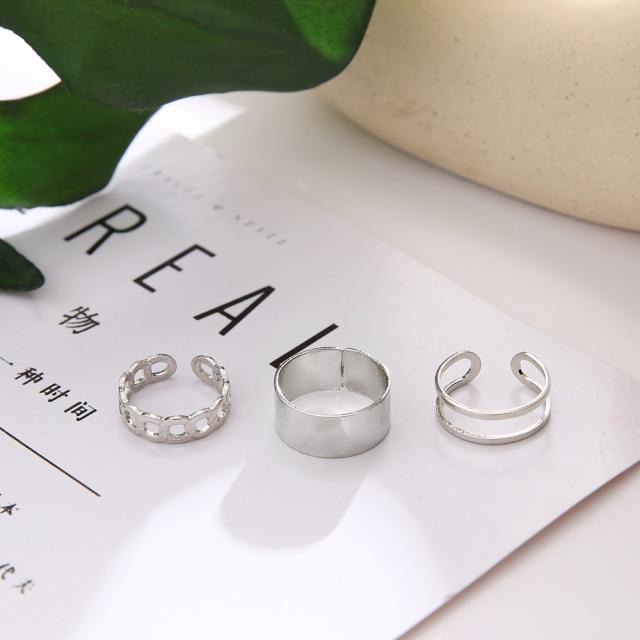 Модные золотые кольца с пламенем для женщин и мужчин, комплект колец для влюбленных пар, помолвка, свадьба, открытые кольца, ювелирные изделия