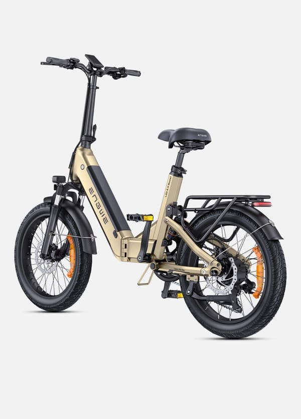 ENGWE L20 3.0 Boost Adult Electric Bike, 250W Rated Motor, 48V 13.5Ah Fast Charge, 20×3.0 All-Terrain Tire, 120km PAS Range, Hydraulic Brakes