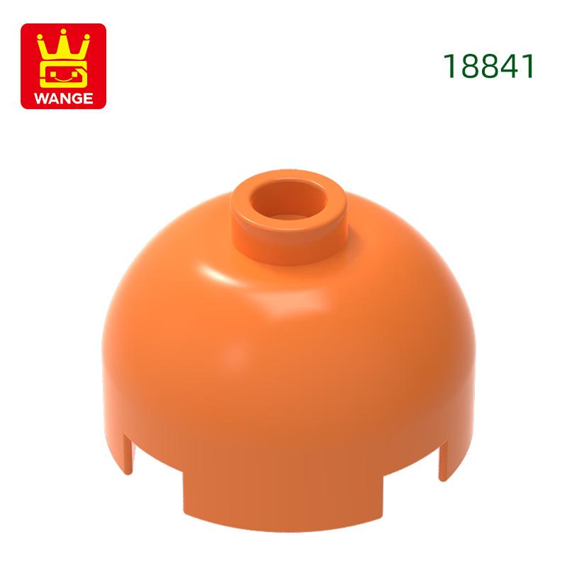 116 шт./лот 18841 Круглый 2x2 Кирпич с куполом-шариком, имеющий 1 отверстие, Кирпичики Moc, Цветные Аксессуары, Совместим с Кирпичиками DIY, Детская Игрушка