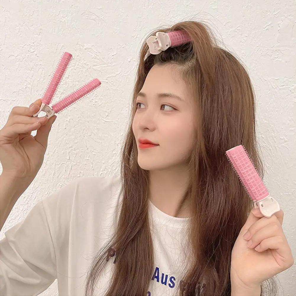 Натуральные пушистые заколки для волос, набор бигуди для сна на ночь, многоразовые пушистые заколки для корней волос для женщин и девочек, портативные инструменты для укладки