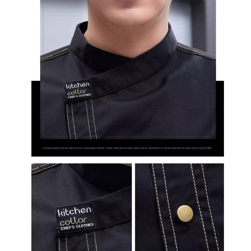 Breathable Mesh Chef Uniform Short-sleeved Kitchen Cook Shirts Chef Work Clothes Restaurant