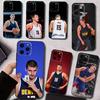 Чехол для телефона N-Никола Йокич для iPhone 17,16,15,14,13,12,11 Plus,Pro Max,XS,Мягкий силиконовый черный чехол