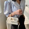 Chic Urban Simple Style Soft Leather Small Handbag For Women Trendy Shoulder Bag