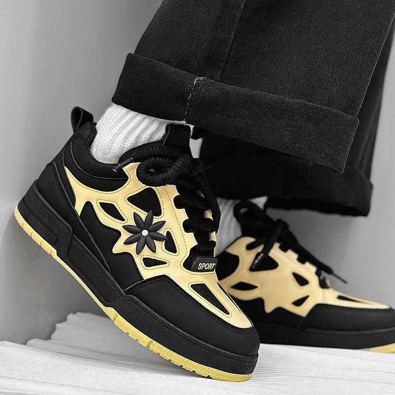 Модная повседневная спортивная обувь на толстой подошве, новый узор, вентиляция, мужская обувь, модные кроссовки, уличные кроссовки, Zapatillas Hombre