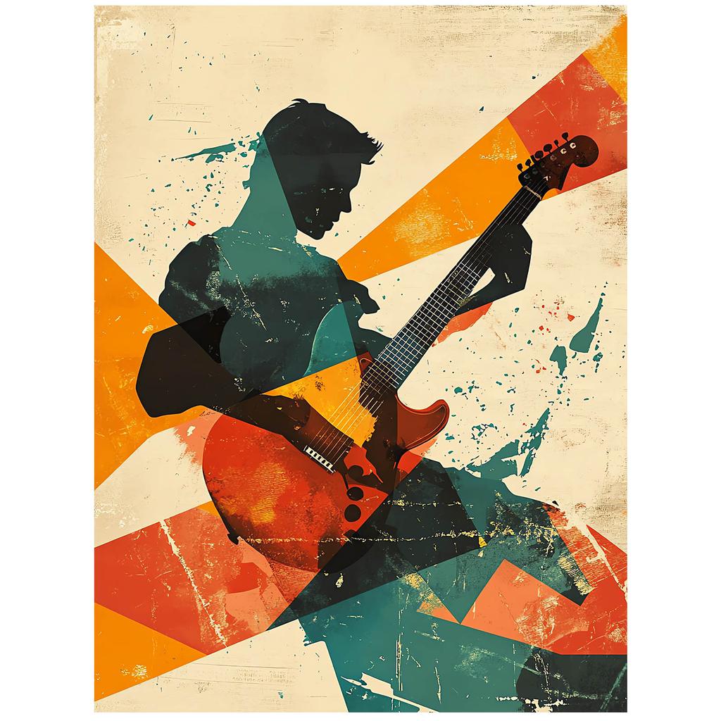 Plakat Muzyczna Pasja Plakat Muzyczna Pasja, 70X100 Cm, Bez Ramy, Papier Matowy 230 Gsm