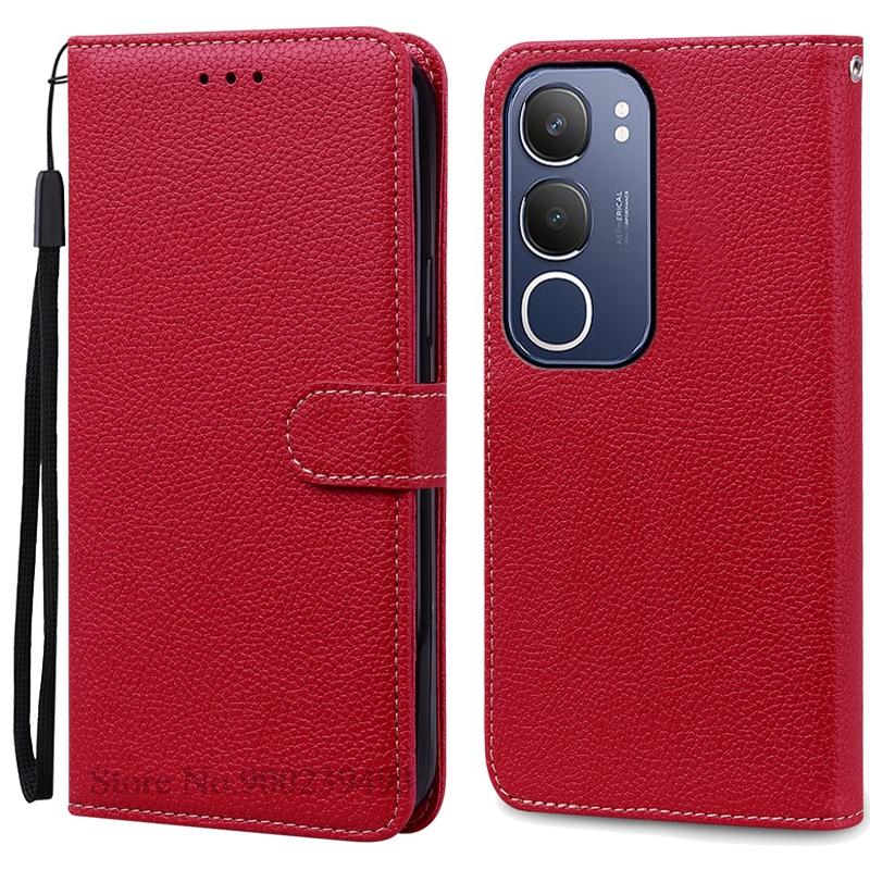 Для Vivo Y19S чехол-книжка кожаный чехол для Vivo Y19S чехол для телефона откидная крышка защитный задний чехол Fundas Shell