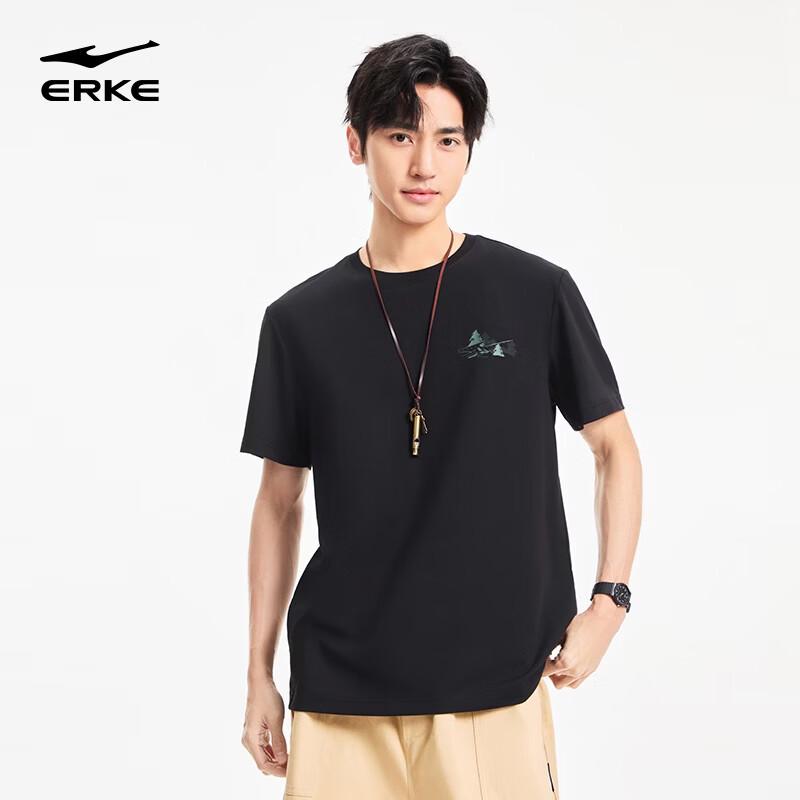 Erke Men's Loose Fit Anti-bacterial Short Sleeve T-Shirt