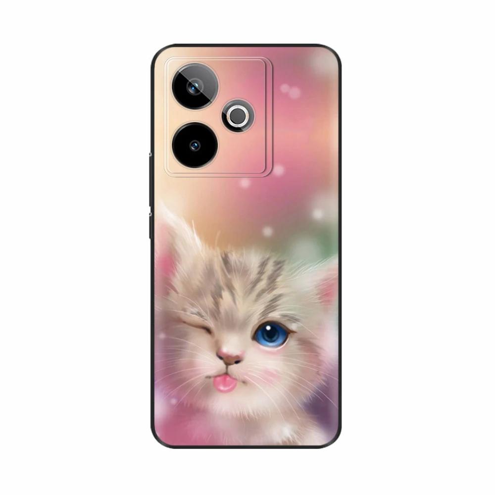 Чехол для телефона Realme GT 7 Чехол Мультяшная Защитная Задняя Крышка Для Realme GT 7T GT7T RMX5085 Мягкие Силиконовые Чехлы GT7 TPU Coque