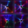 Mini UFO 48 LED Strobe Stage Light Voice Control Multicolor Rotating Disco Party Lights for Christmas Ktv Background Wall Light