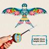 Традиционный пластиковый воздушный змей «Орел-ласточка» с каркасом из карбонового стержня для детских игр на открытом воздухе