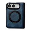 IPhone Duo Foldable Phone Case With Rotating Magnetic Stand Premium PU Leather Business Cover Shockproof Anti-Scratch