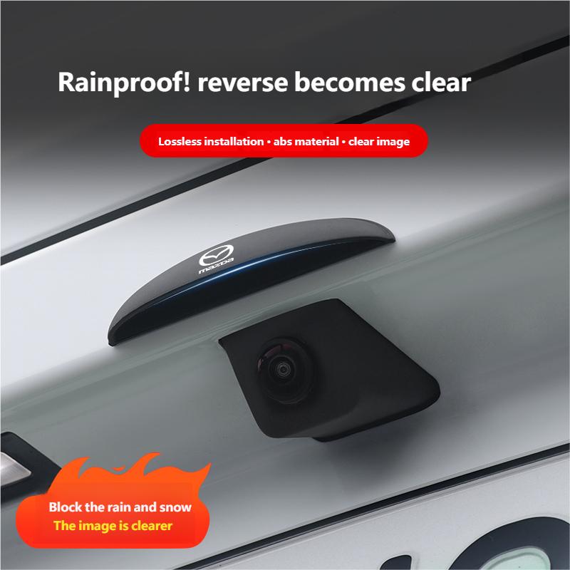 Car Rearview Camera Rain Cover Silicone Weatherproof Protector For Mazda CX5 6 3 CX7 323 Axela Atenza Demio CX30 MX Accessories FF27