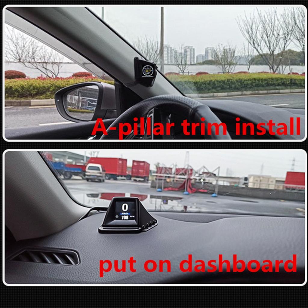 Автомобиль , OBD+GPS Умный датчик Высококачественный спидометр Автомобильный диагностический инструмент OBD Устранение неисправностей Безопасный бортовой компьютер Превышение скорости Fa