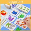 Wooden And Alphabet Number Matching Puzzle For Kids Preschool Play Education