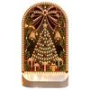 Christmas LED Night Light Decor 5D Diamond Painting Kit Holiday Craft Activity Adults