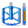 GEWAGE Bike Pedals Aluminum Alloy Bicycle Pedals w Reflectors Mountain Bike Pedals Non-Slip Cycle Pedals Platform mtb accessory